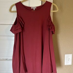 Cold shoulder top